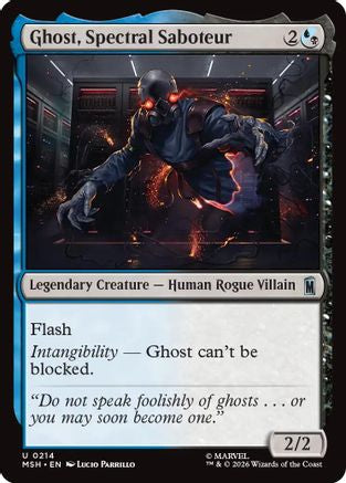 Ghost, Spectral Saboteur (214) Foil - Marvel Super Heroes