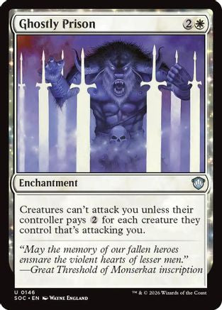 Ghostly Prison (146) - Commander: Secrets of Strixhaven