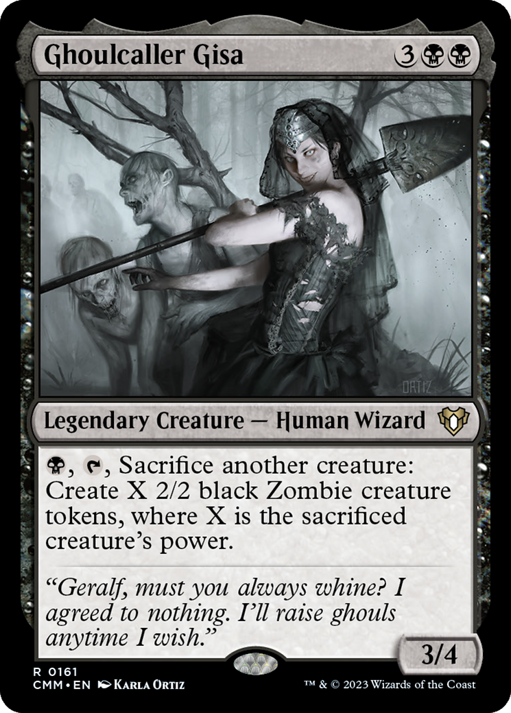 Ghoulcaller Gisa (161) Foil - Commander Masters