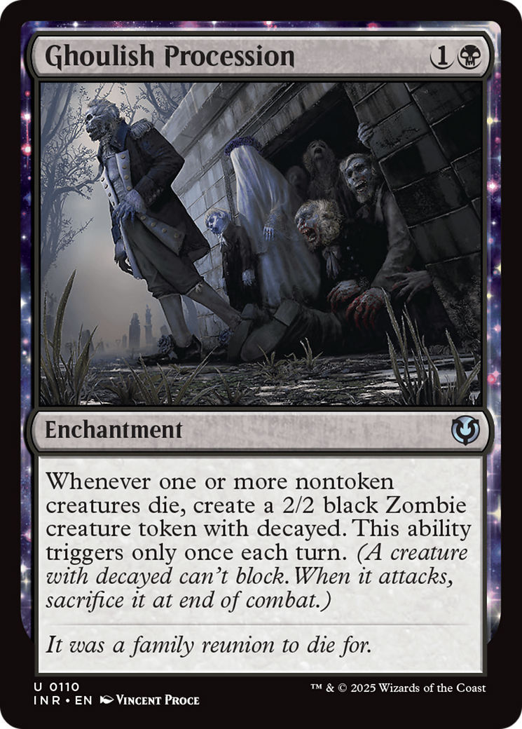 Ghoulish Procession (110) Foil - Innistrad Remastered