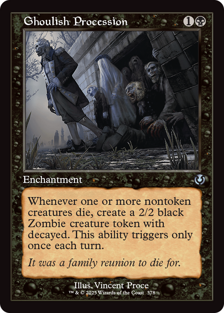 Ghoulish Procession (Retro) (378) Foil - Innistrad Remastered