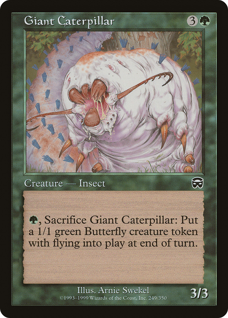 Giant Caterpillar (249) Foil - Mercadian Masques