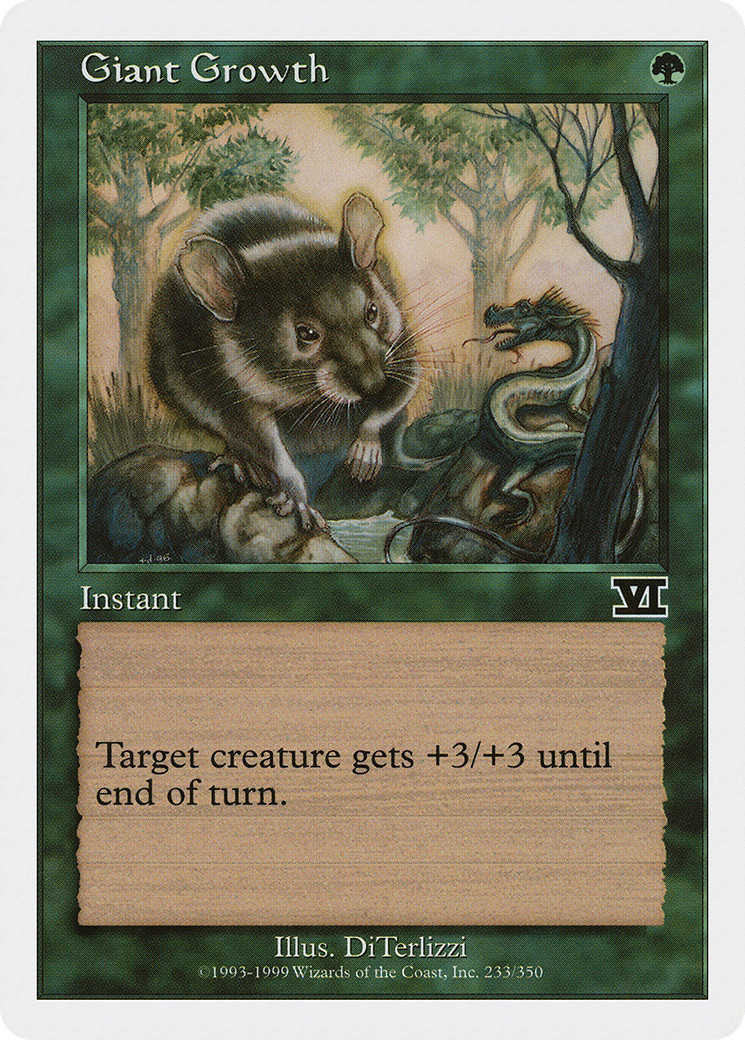 Giant Growth (233) - Classic Sixth Edition
