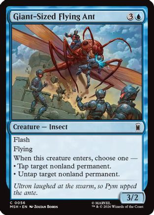 Giant-Sized Flying Ant (056) Foil - Marvel Super Heroes