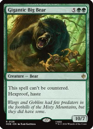 Gigantic Big Bear (126) Foil - The Hobbit