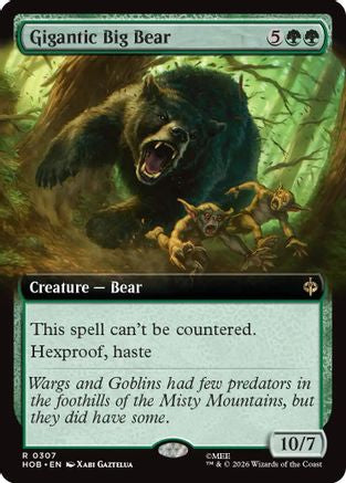 Gigantic Big Bear (Extended Art) (307) - The Hobbit