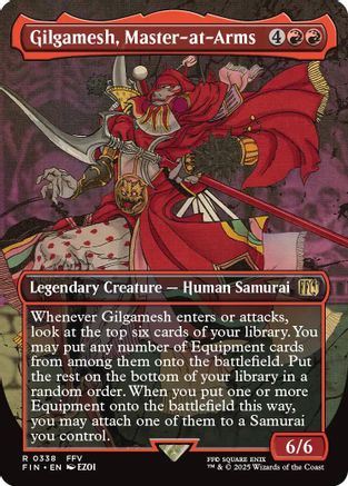 Gilgamesh, Master-at-Arms (Borderless) (338) Foil - FINAL FANTASY