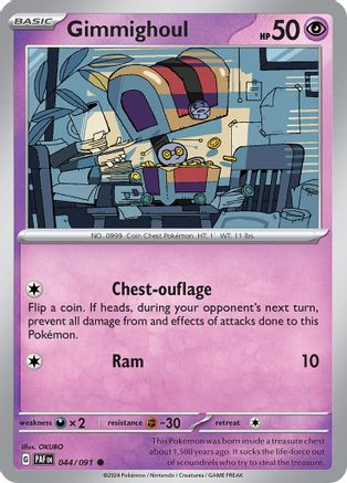 Gimmighoul (44) Reverse Holofoil - Paldean Fates