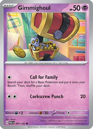 Gimmighoul (87) Reverse Holofoil - Paradox Rift