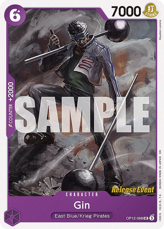 Gin (OP12-068) Release Event Cards