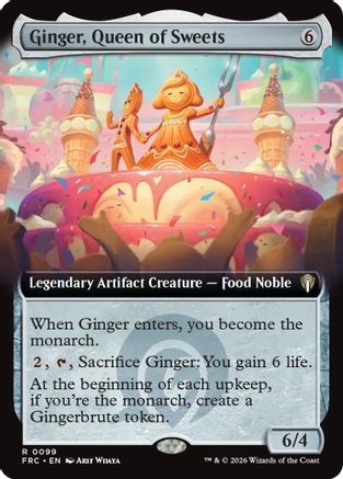 Ginger, Queen of Sweets (Extended Art) (099) - Commander: Reality Fracture