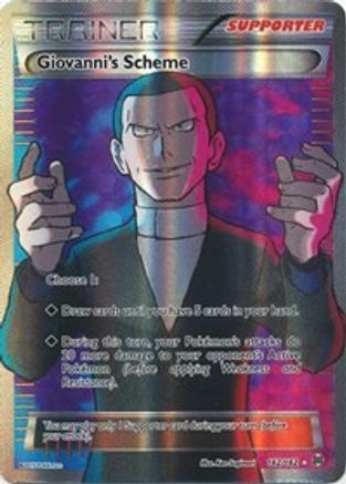 Giovanni's Scheme (Full Art) (162) Holofoil - BREAKthrough