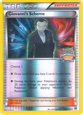 Giovanni's Scheme (Regional Championships) (138) Reverse Holofoil - BREAKthrough