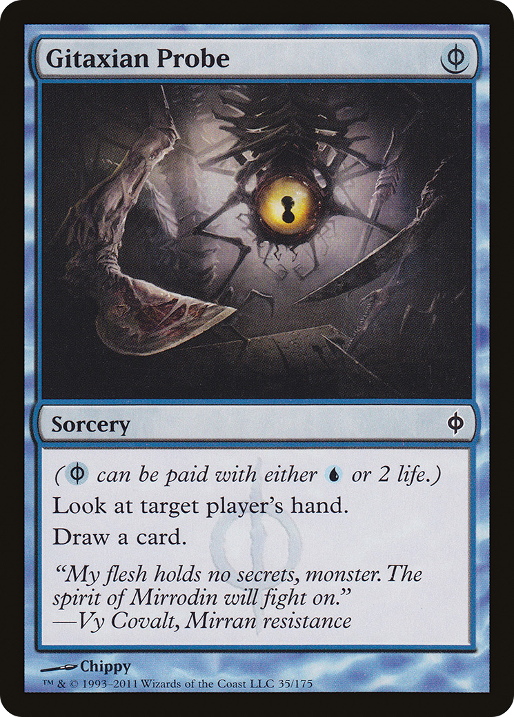 Gitaxian Probe (035) Foil - New Phyrexia