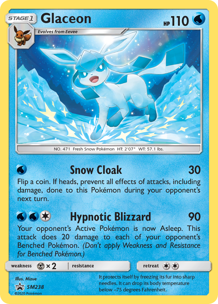 Glaceon (SM238) - Black Star Promos