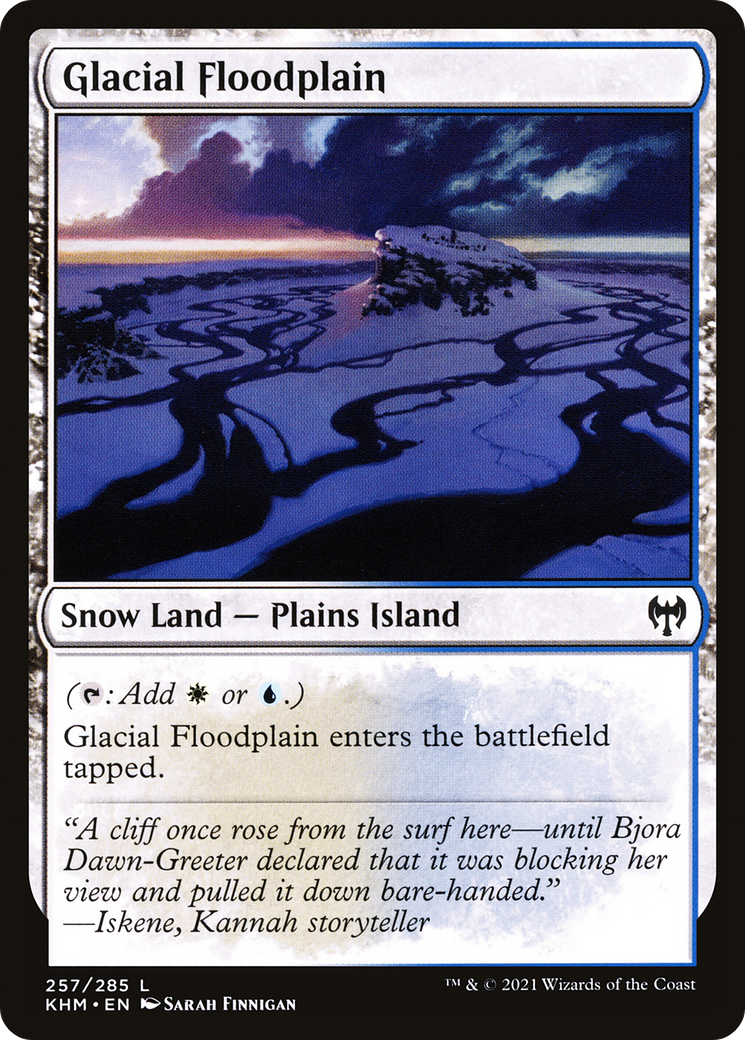 Glacial Floodplain (257) - Kaldheim Foil
