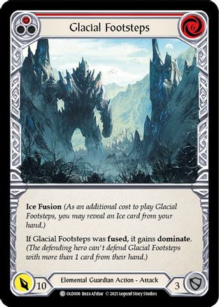 Glacial Footsteps (Red) (OLD008) - Blitz Deck: Tales of Aria - Oldhim