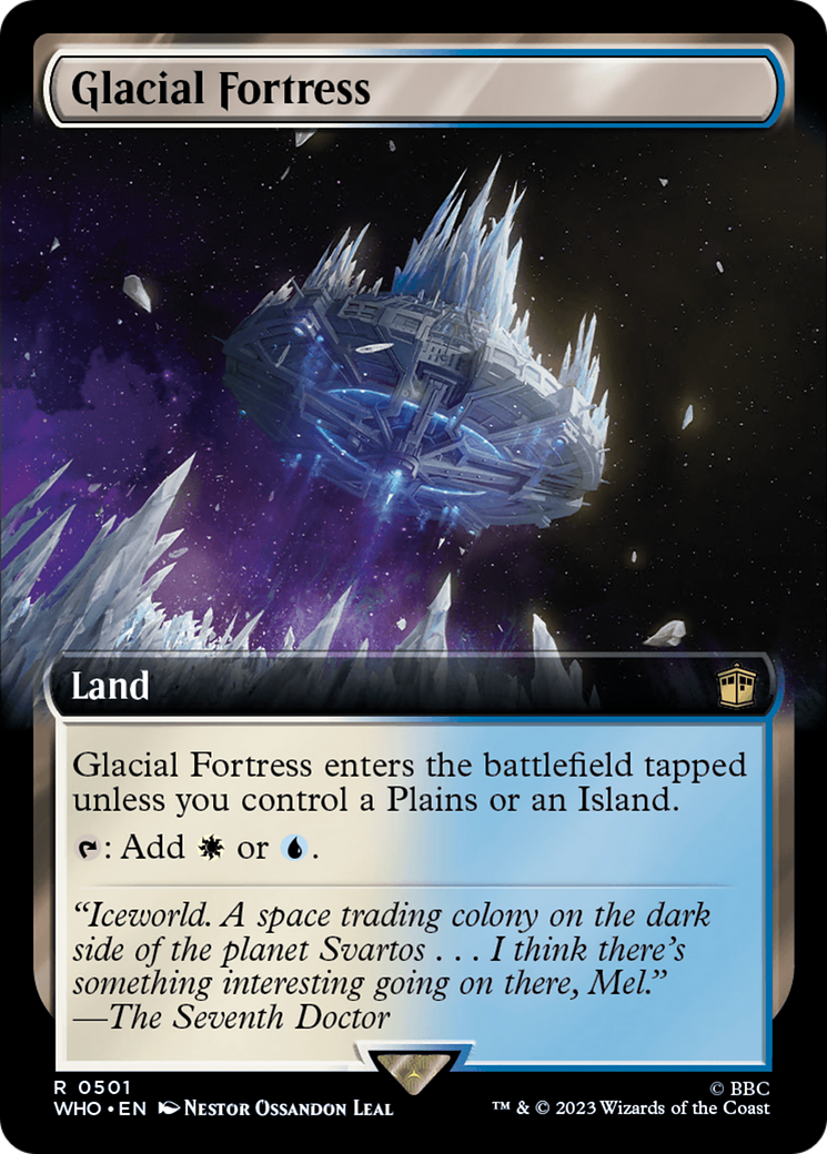 Glacial Fortress (Extended Art) (501) Foil - Doctor Who