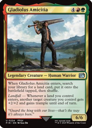 Gladiolus Amicitia (224) Foil