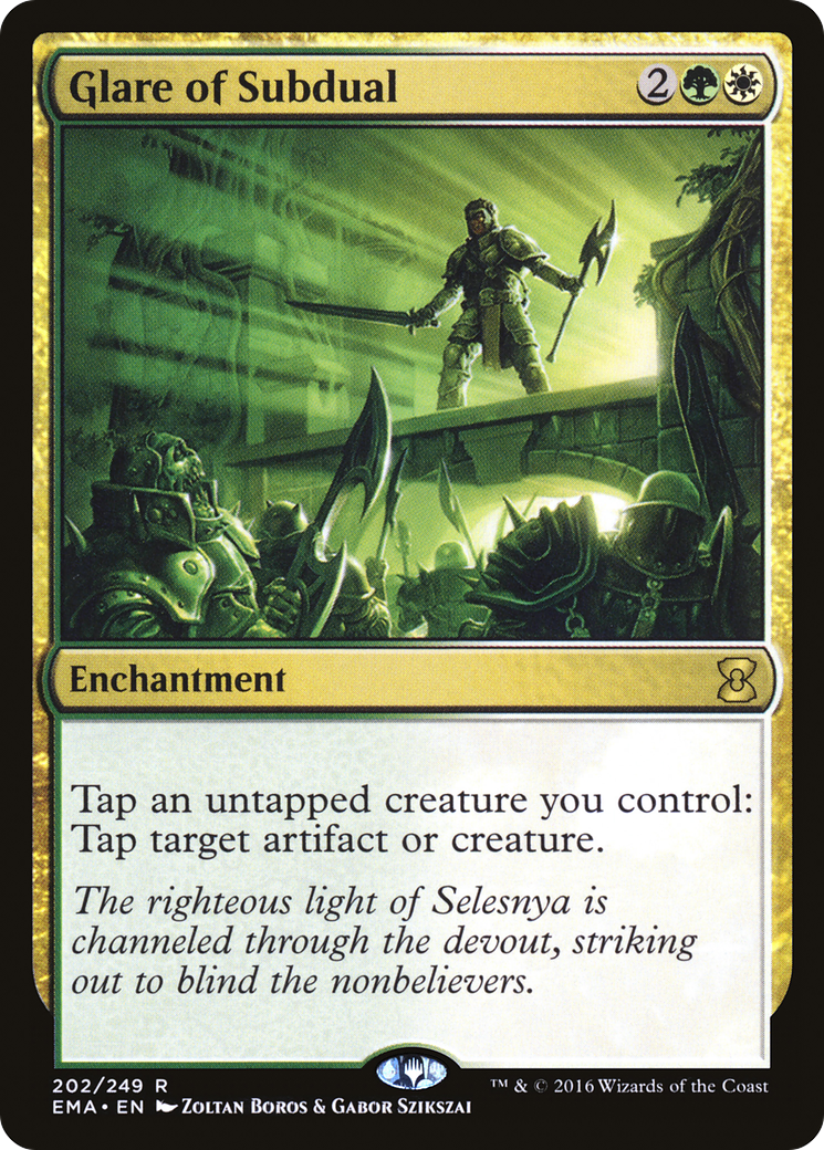 Glare of Subdual (202) Foil - Eternal Masters
