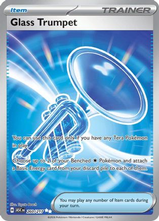 Glass Trumpet (Full Art) (260) Holofoil - Ascended Heroes