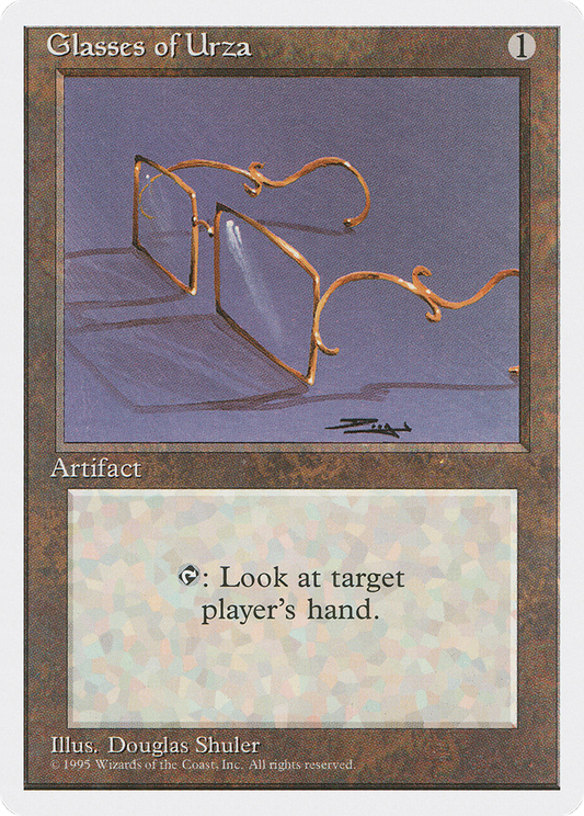 Glasses of Urza - Fourth Edition