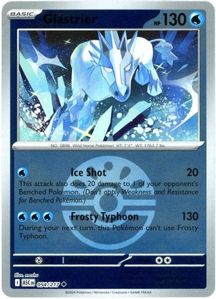 Glastrier (Friend Ball) (54) Reverse Holofoil - Ascended Heroes