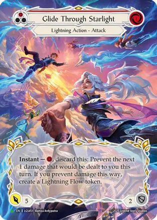 Glide Through Starlight (Red) (LGS451) Cold Foil - Flesh and Blood: Promo Cards