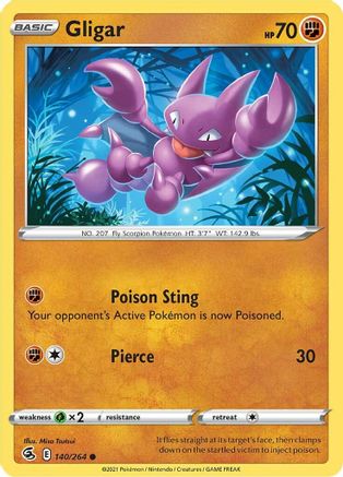 Gligar (140) - Fusion Strike