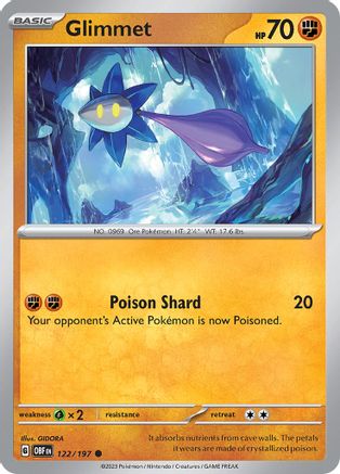 Glimmet (122) Reverse Holofoil - Obsidian Flames