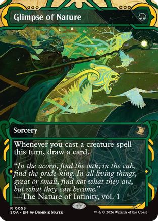 Glimpse of Nature (053) Foil - Secrets of Strixhaven: Mystical Archive