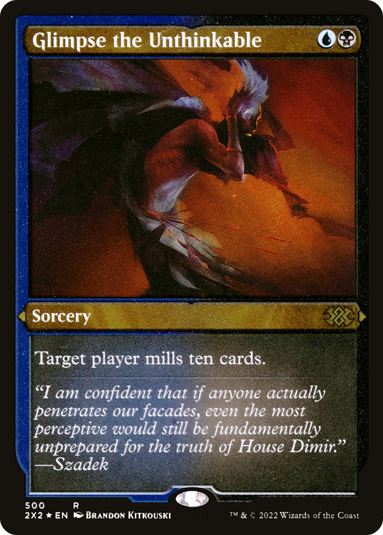 Glimpse the Unthinkable (500) Etched Foil - Double Masters 2022
