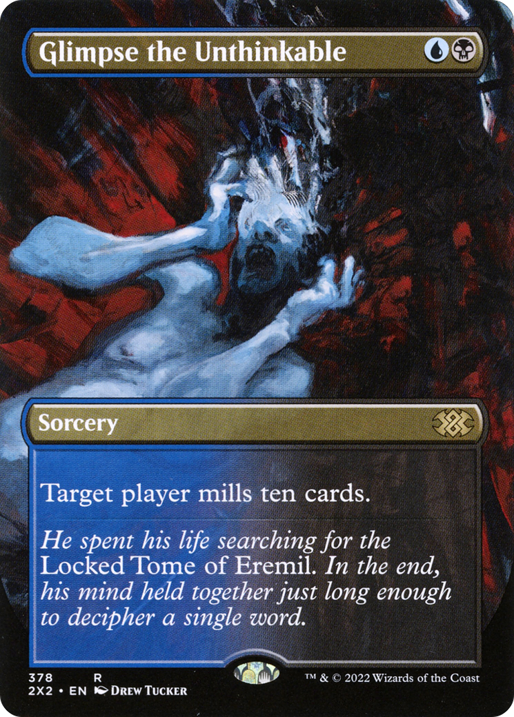Glimpse the Unthinkable (Borderless) (378) Foil - Double Masters 2022