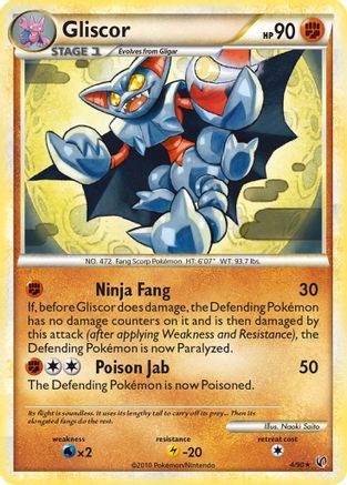 Gliscor (4) Reverse Holofoil - Undaunted