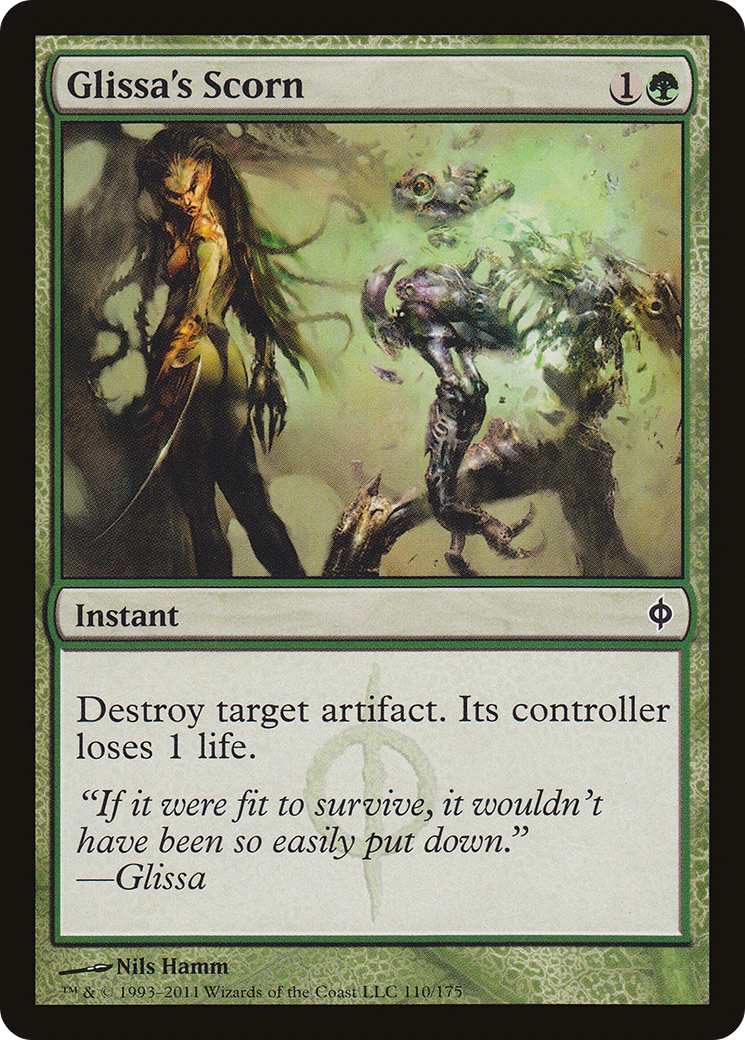 Glissa's Scorn (110) Foil - New Phyrexia