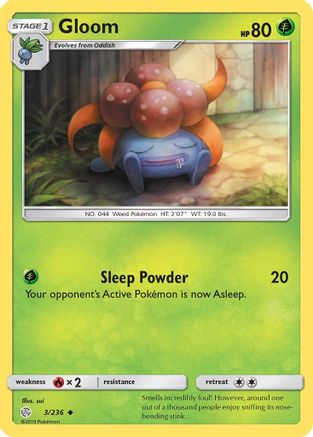 Gloom (3) Reverse Holofoil - Cosmic Eclipse