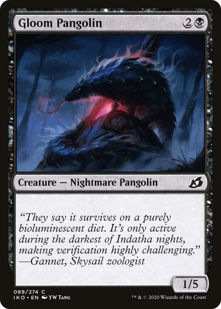 Gloom Pangolin (089) - Ikoria: Lair of Behemoths Foil