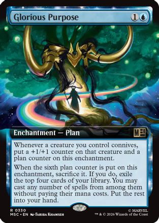 Glorious Purpose (Extended Art) (330) - Commander: Marvel Super Heroes