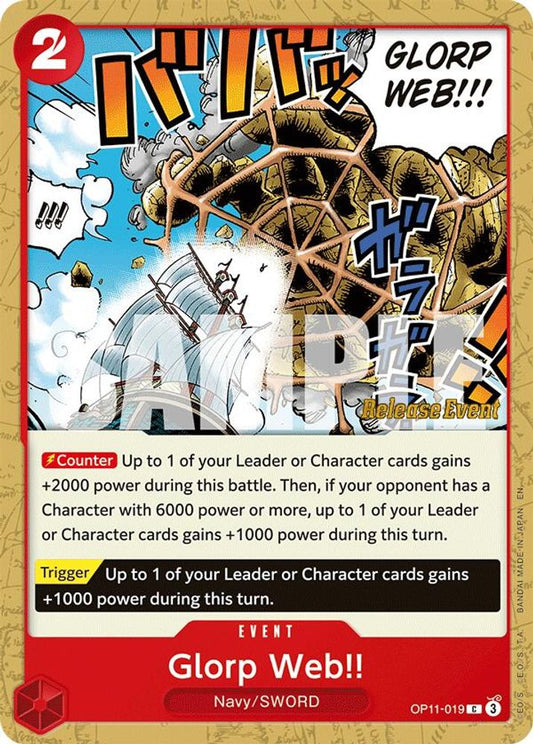 Glorp Web!! (OP11-019) Release Event Cards