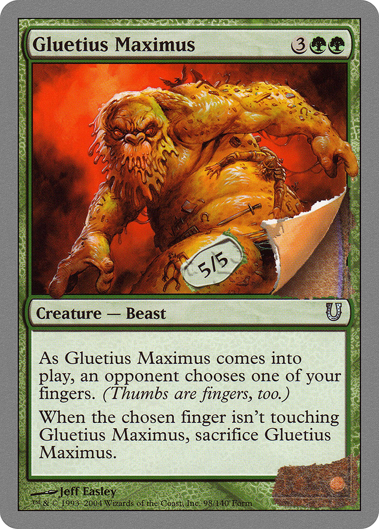 Gluetius Maximus (098) Foil - Unhinged
