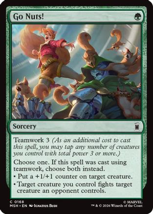 Go Nuts! (168) Foil - Marvel Super Heroes