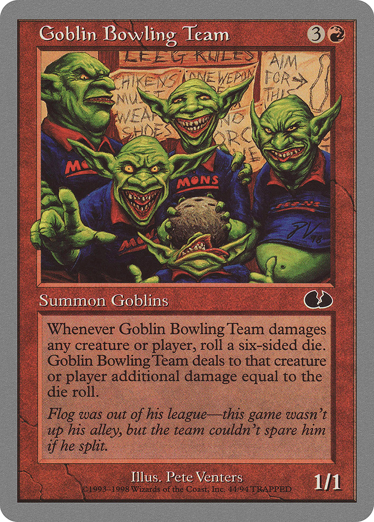 Goblin Bowling Team (044) - Unglued