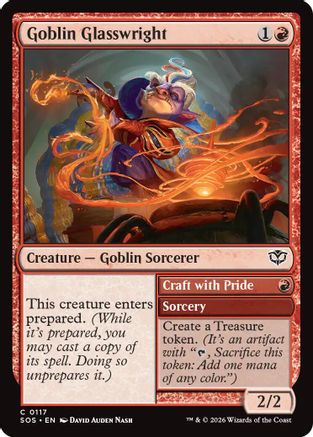 Goblin Glasswright (117) Foil - Secrets of Strixhaven