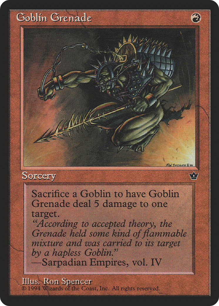 Goblin Grenade (a) - Fallen Empires