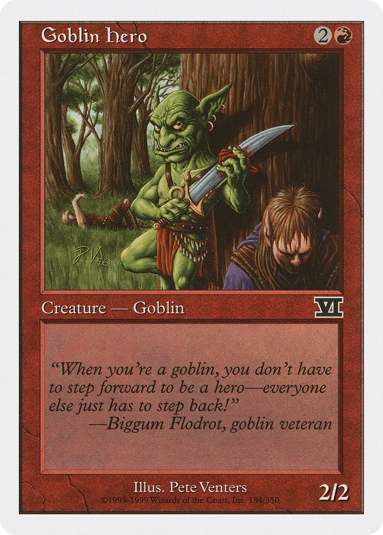 Goblin Hero (184) - Classic Sixth Edition