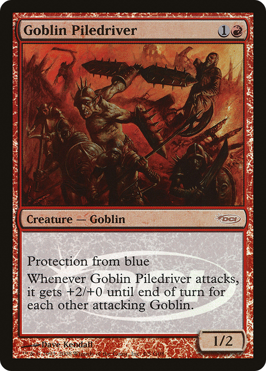 Goblin Piledriver (004) Foil - Judge Gift Cards 2008
