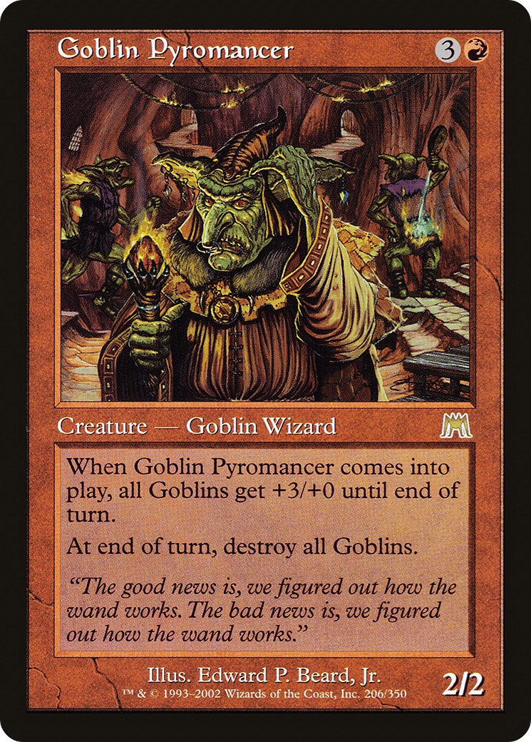 Goblin Pyromancer (206) - Onslaught