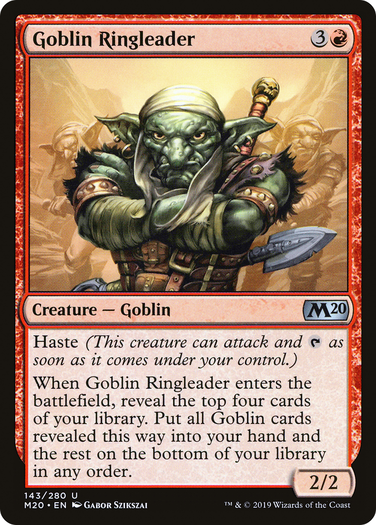 Goblin Ringleader (143) - Core Set 2020 Foil
