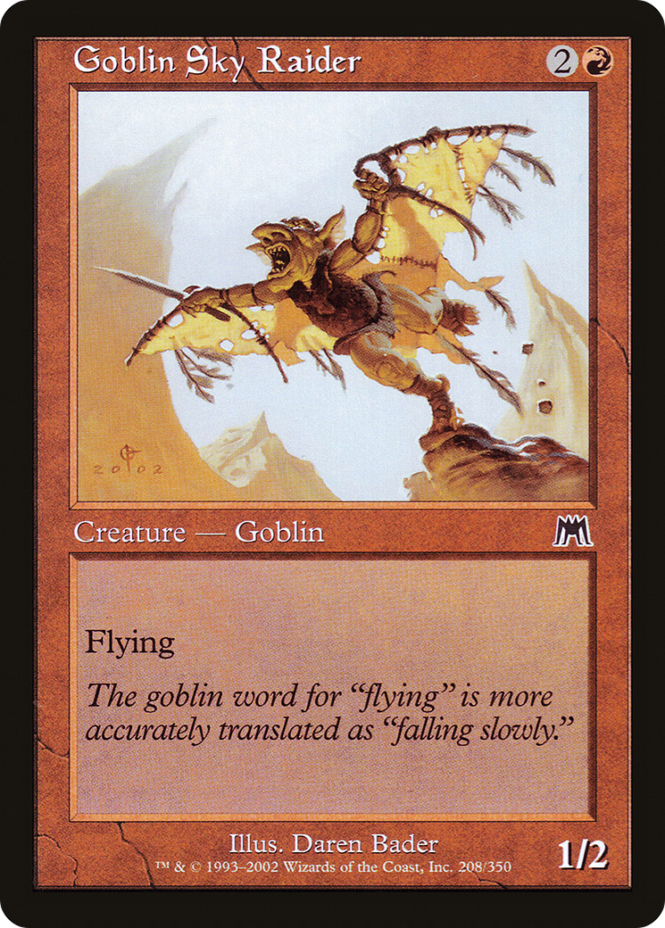 Goblin Sky Raider (208) Foil - Onslaught