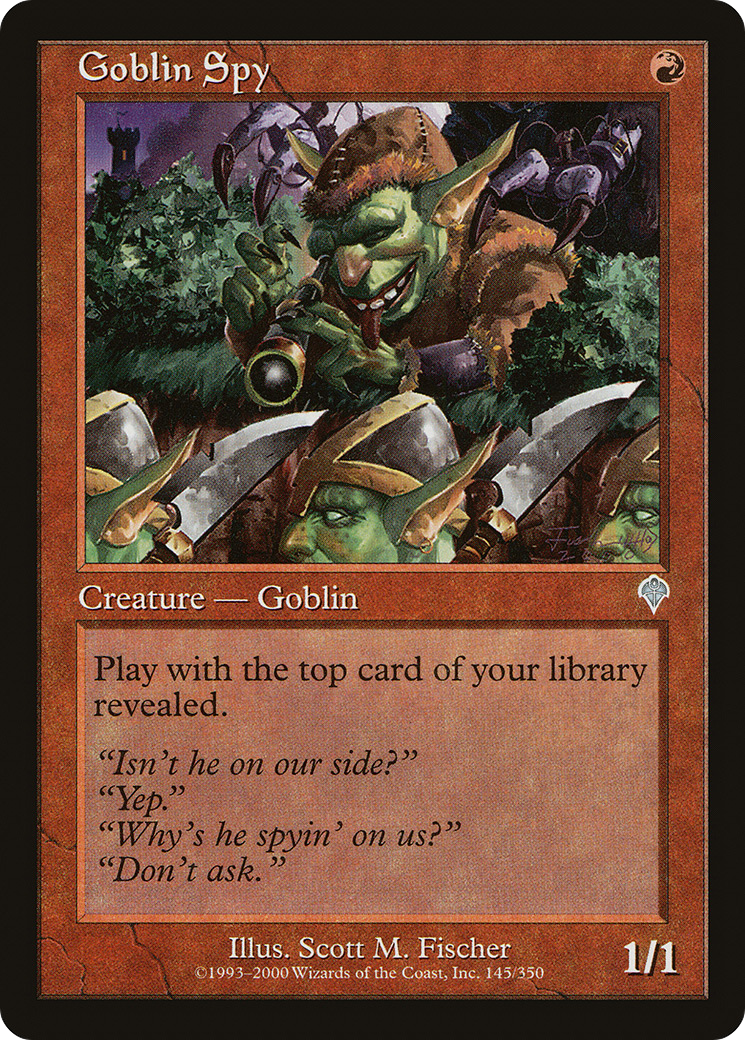 Goblin Spy (145) Foil - Invasion